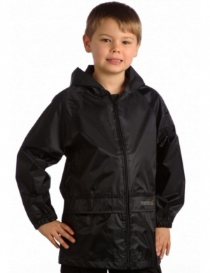 Regatta Kids Stormbreak Waterproof Jacket - Black